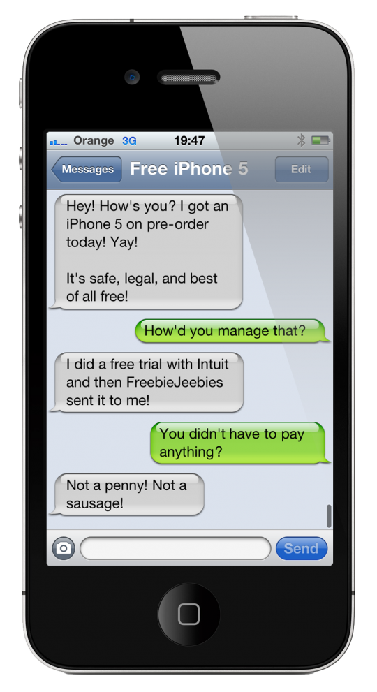 iphone 5 sms