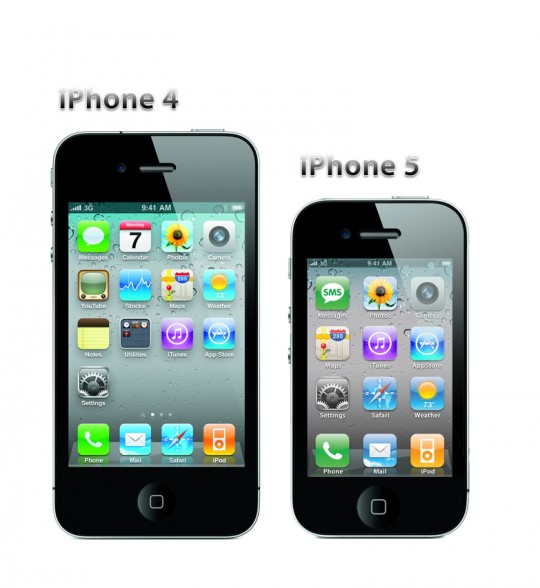 iphone 5 with iphone 4