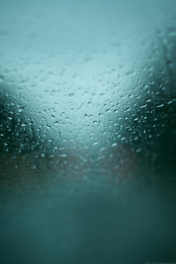 Rainy Drive iPhone Wallpaper