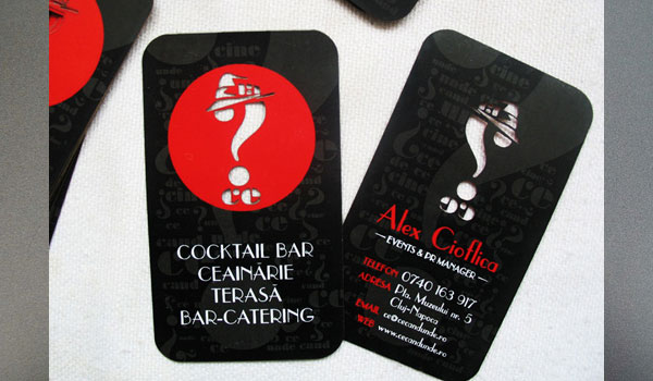 Cocktail Bar Business Card