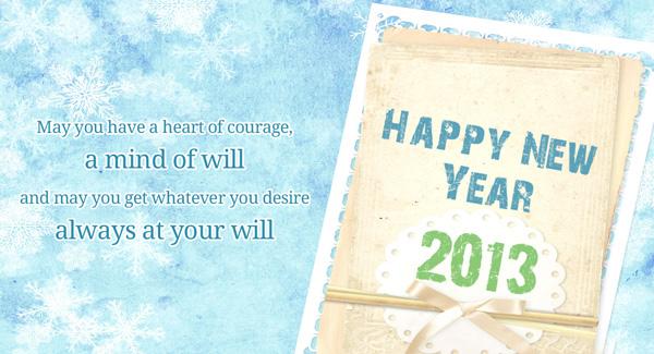 Happy New Year 2013 Wishes